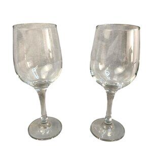Wine Glasses or Water Goblets Elegant Design For Dining Or Entertaining Set of